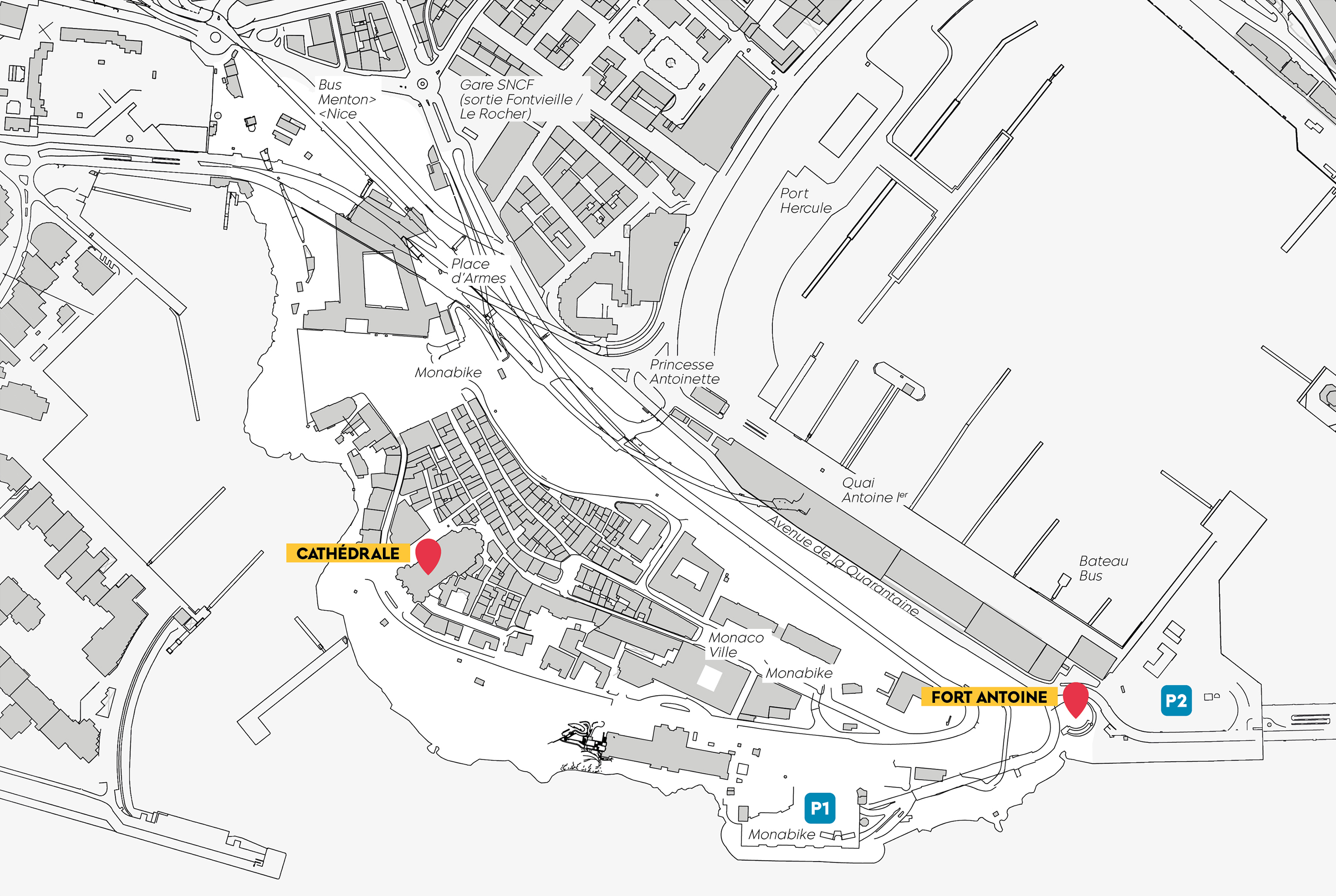 Théatre du Fort Antoine plan