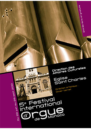 5e festival international d’Orgue de Monaco