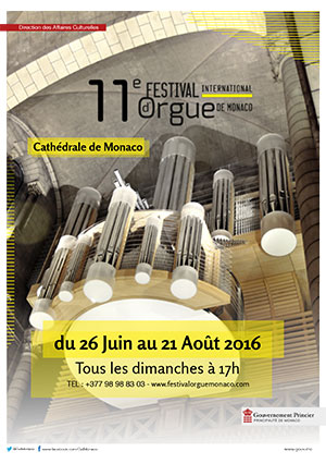 11e festival international d’Orgue de Monaco
